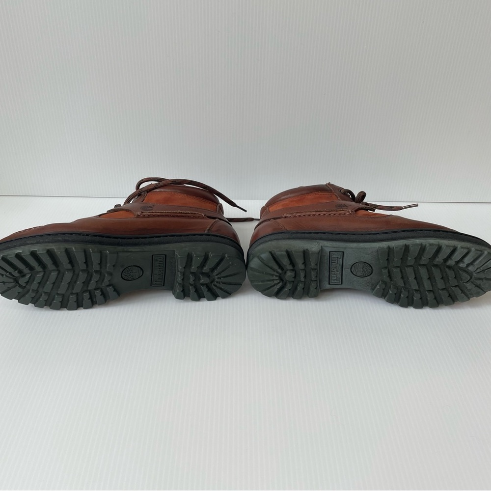 Timberland Leather Moccasin Chukka Brown Boots Women’s Sz 6 Waterproof Gore-tex - Picture 13 of 14